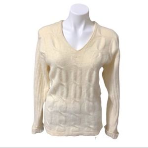 Lambswool Angora Sweater Size L